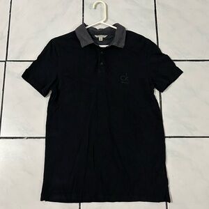 SALE!!! Calvin Klein Jeans; Black and Gray Polo Shirt